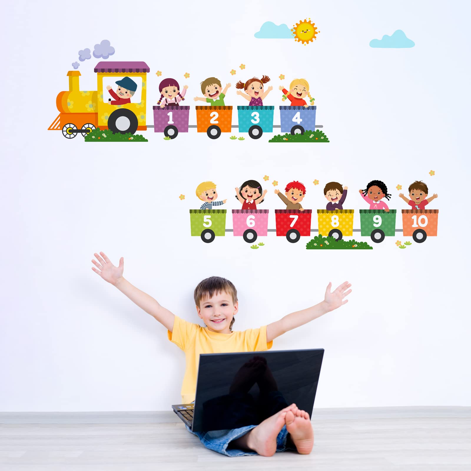 FAYYGYH peel-and-stick art wall decors offer quick setup on smooth surfaces.