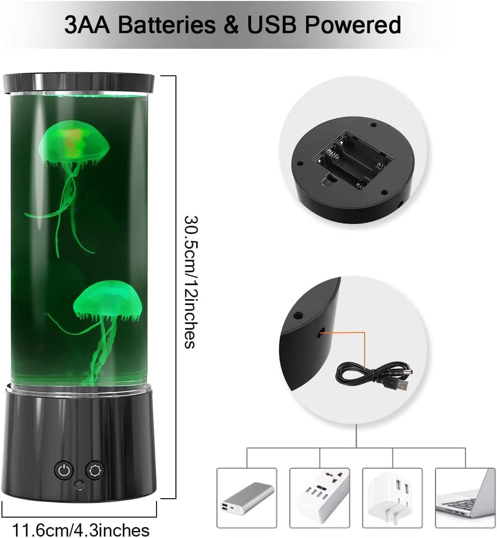 FBSPORT Jellyfish Lamp artificial jellyfish float for lifelike underwater feel.