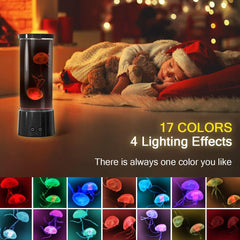 FBSPORT Jellyfish Lamp color-changing options brighten decor.