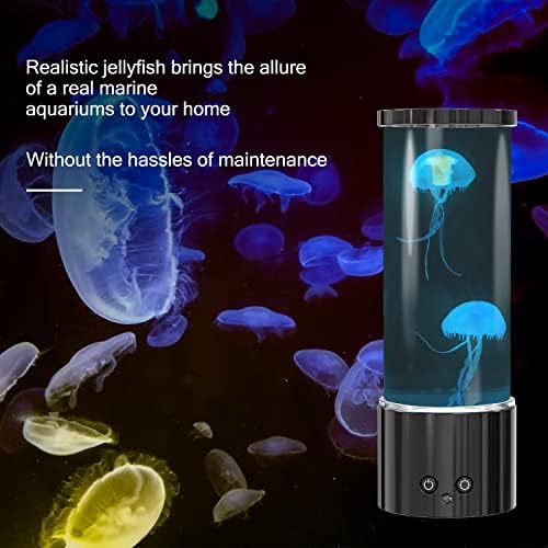FBSPORT Jellyfish Lamp night light provides gentle bedroom illumination.