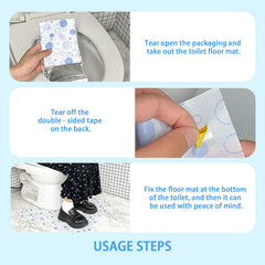 FCQWMTSD disposable toilet mat 60-pack ideal for training and spills.