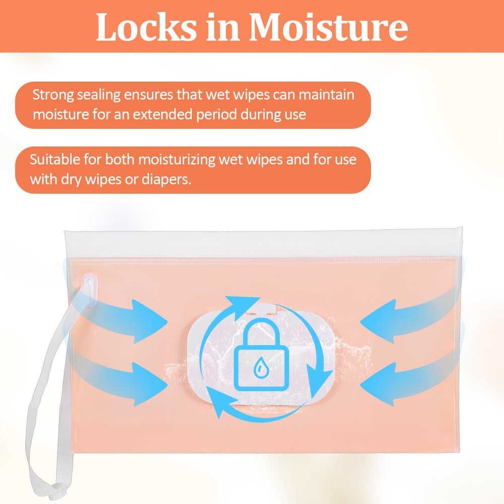 FdcLixuvol travel wipe container compact design fits bags easily