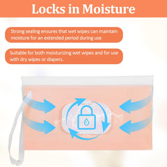 FdcLixuvol travel wipe container compact design fits bags easily