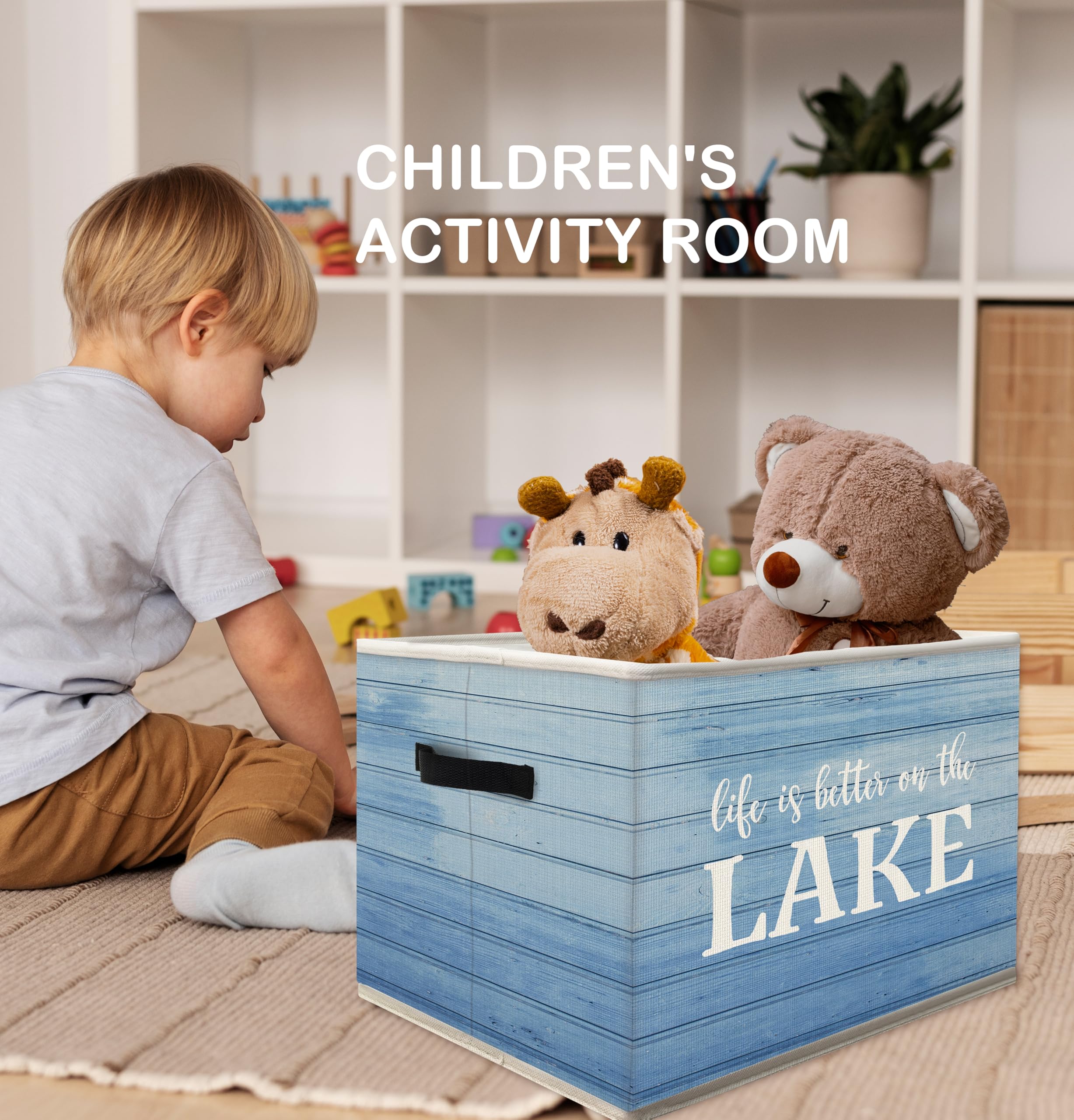 FDHSPAAM Lake House Storage Bins room setup for versatile organization.