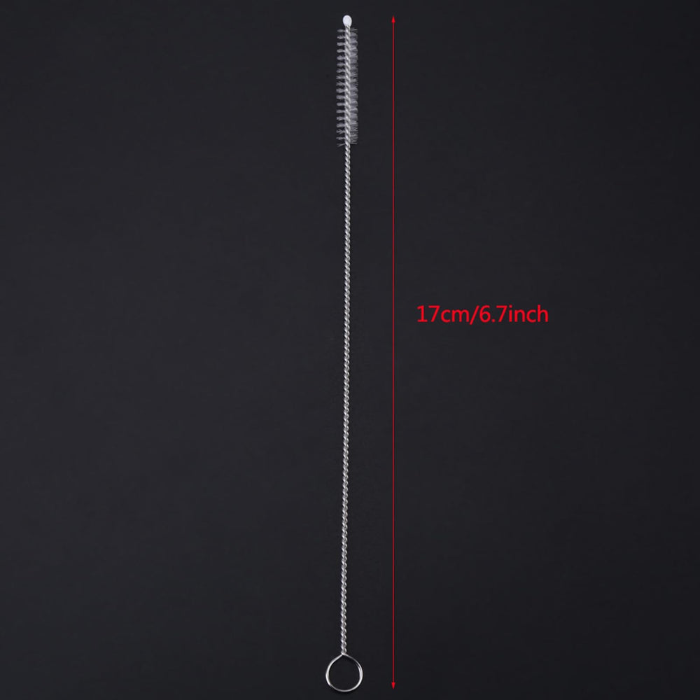 Fdit stainless steel brush head delivers durable scrubbing for baby bottles