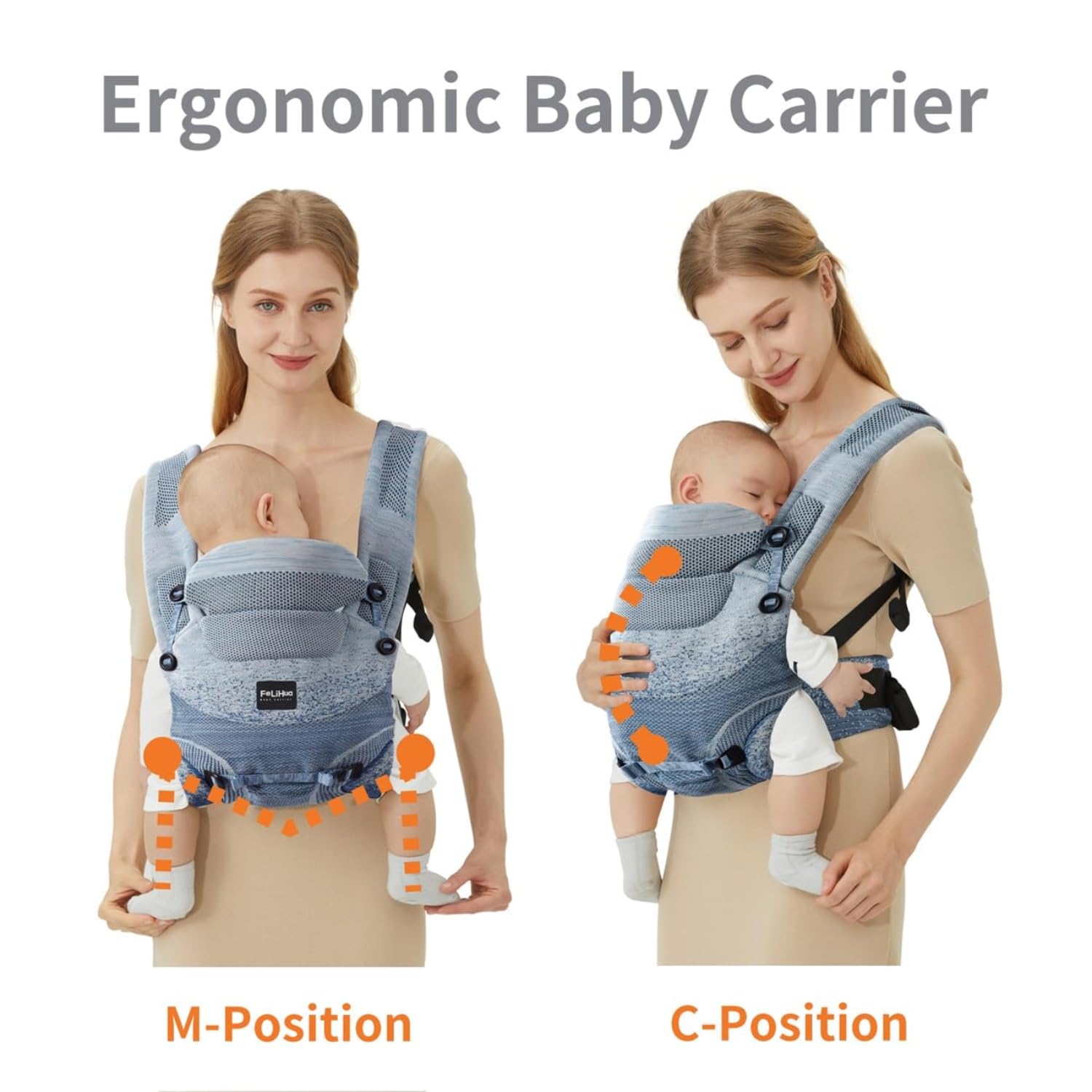 Fe Li Hua wide waist belt and padded straps relieve caregiver fatigue