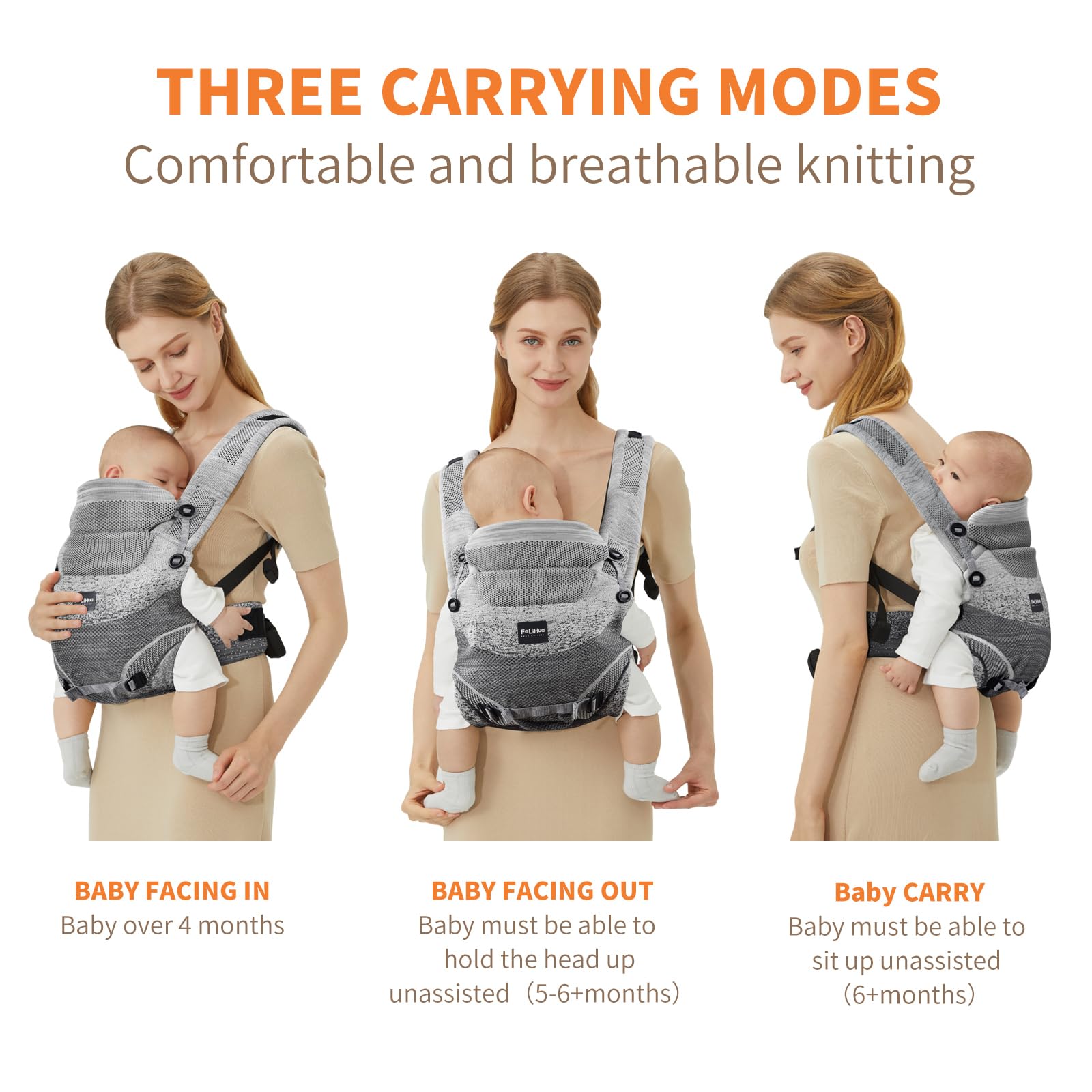 Fe Li Hua wide waistband and padded shoulder straps for comfort
