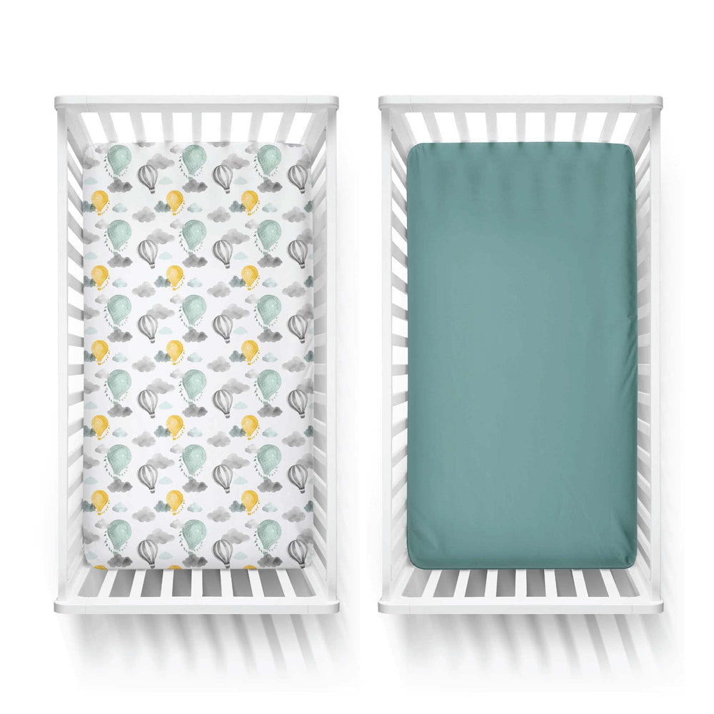 Featherhead eco-friendly gift packaging for crib sheets in craft box