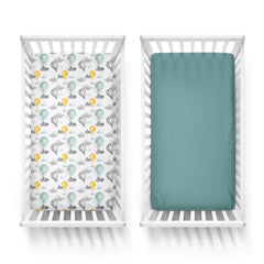 Featherhead eco-friendly gift packaging for crib sheets in craft box