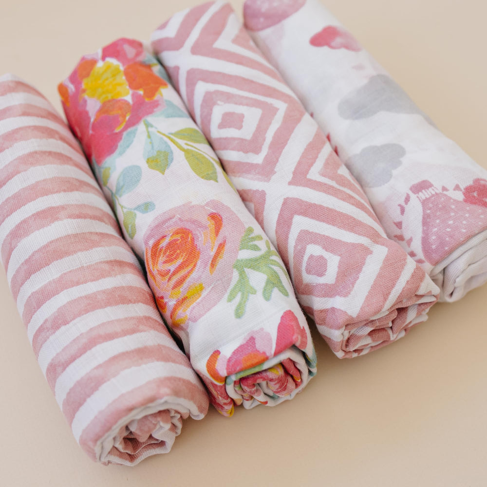 Featherhead giftable packaging for new parents conveys practical, stylish registry-ready option.