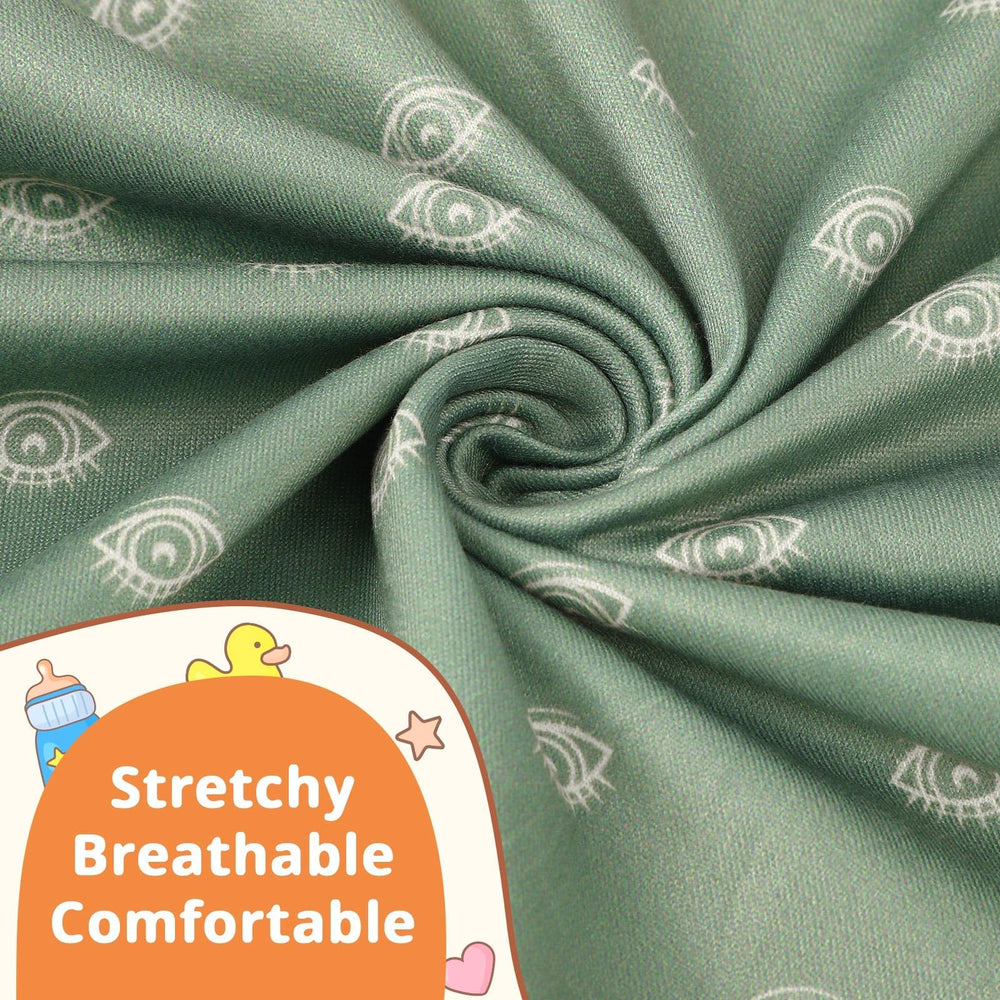 FEBSNOW hidden zipper design allows easy removal without disturbing baby.