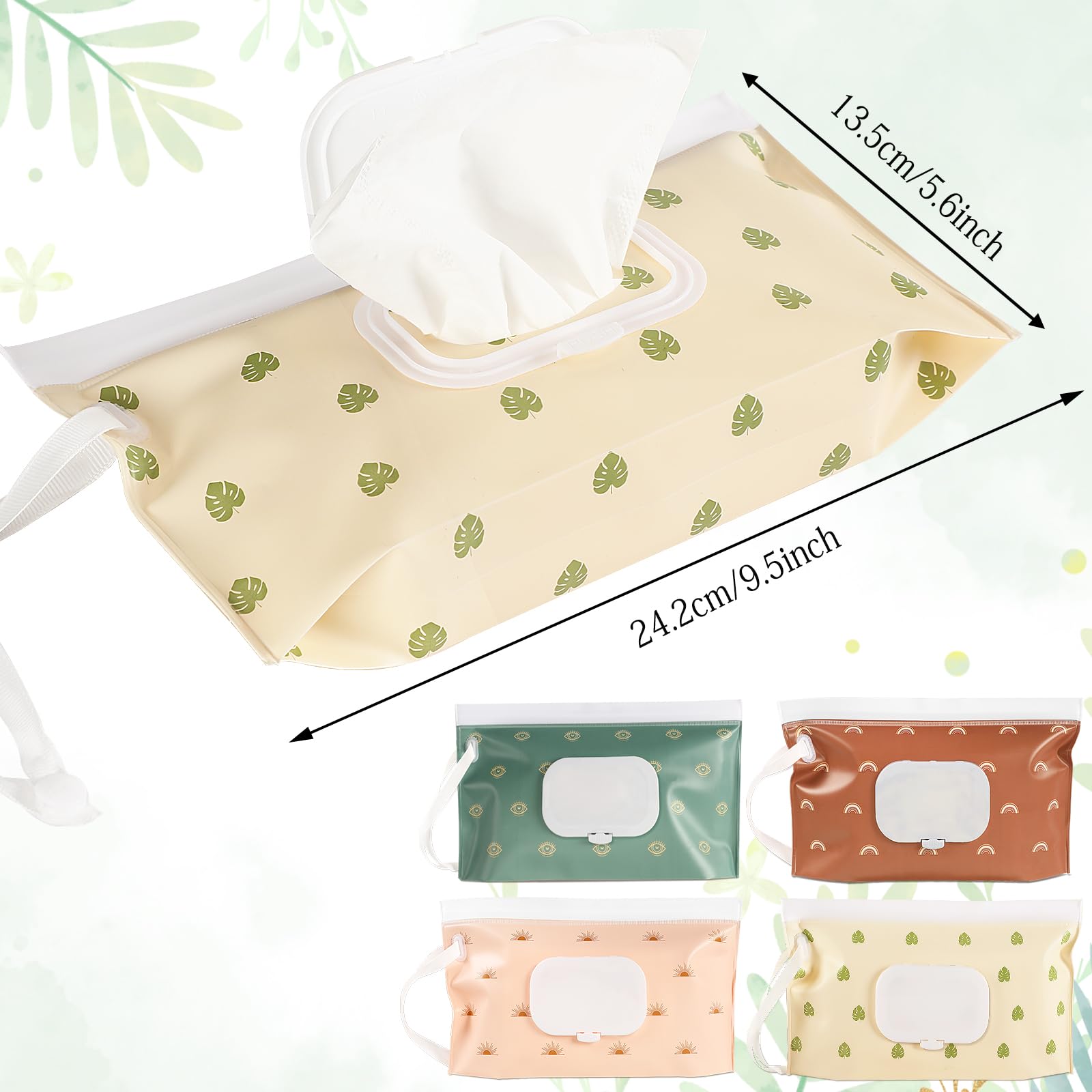 FEBSNOW wipes dispenser with press lid for one-handed, convenient access