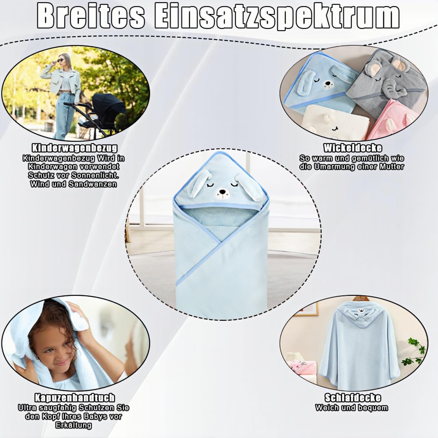 Febvao 31x31 towel in bathroom setup emphasizes quick-drying and versatility.