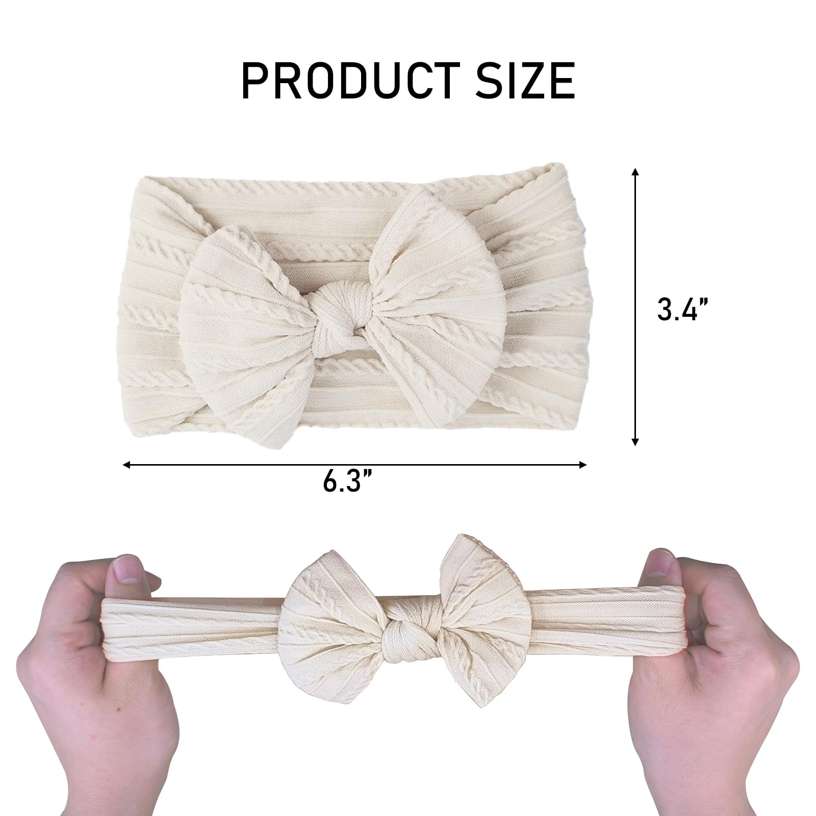 Fecawd gift-ready headbands ideal for baby showers and birthday photos.