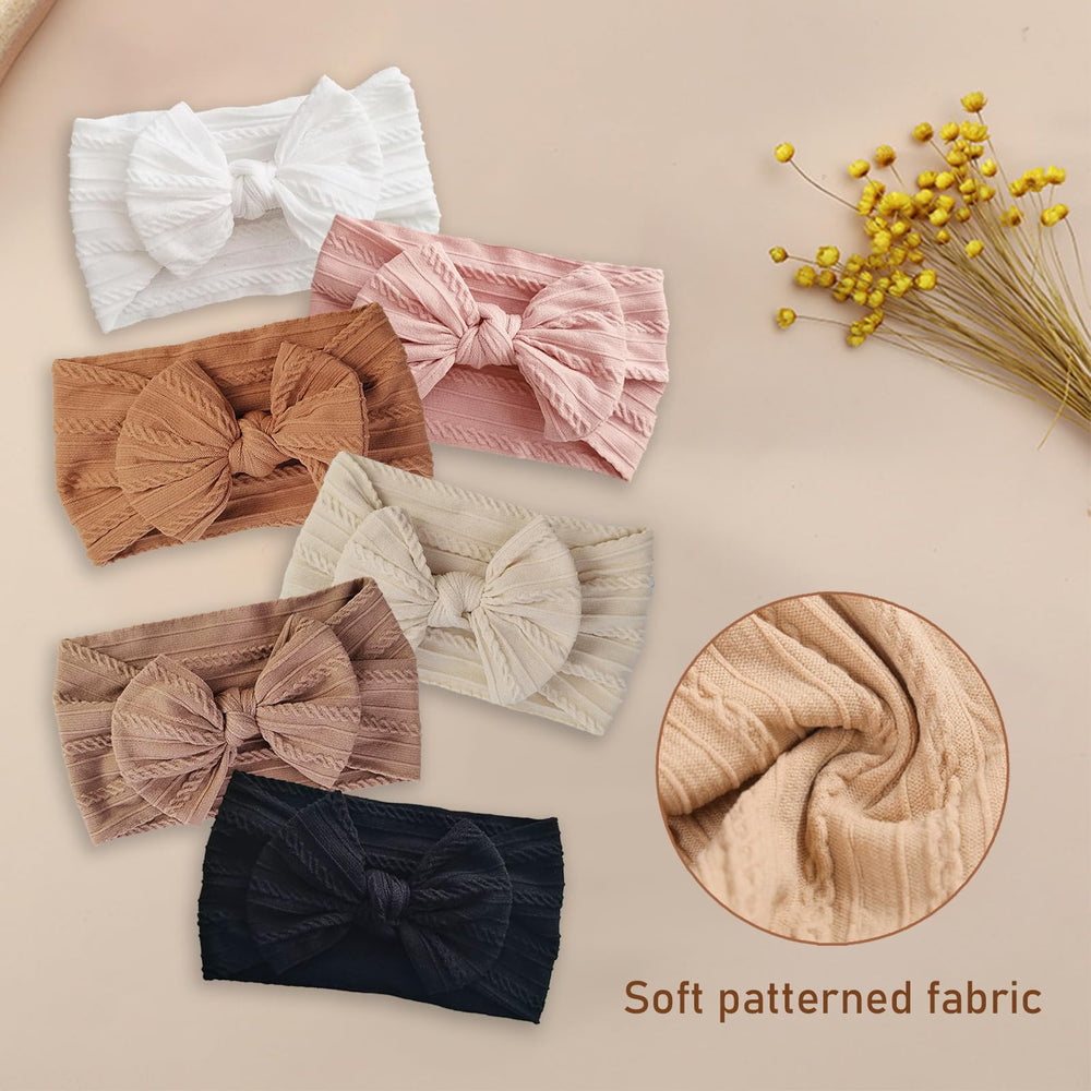 Fecawd headbands perfect-fit-growth image demonstrates size that grows with baby