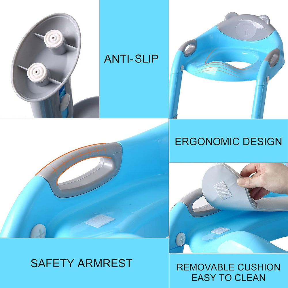 Fedicelly potty seat height adjustable mechanism enables growing toddlers