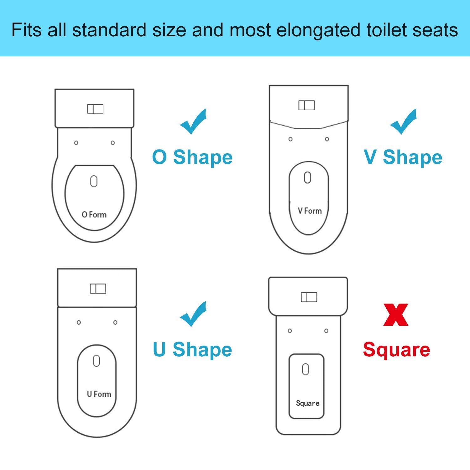 Fedicelly sky blue potty training seat ladder with non-slip feet for stability.