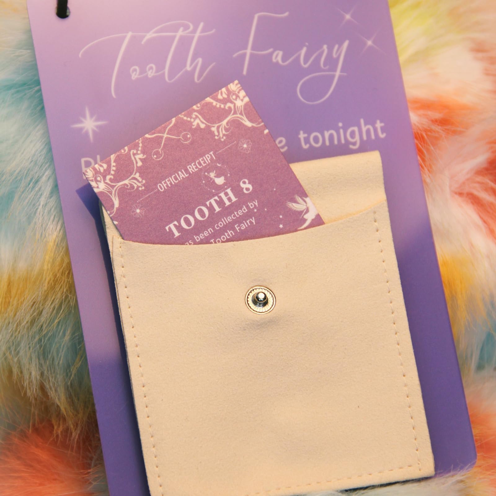 Feel Good Waves tooth pouch size 3.2x3.2 inches keeps teeth secure