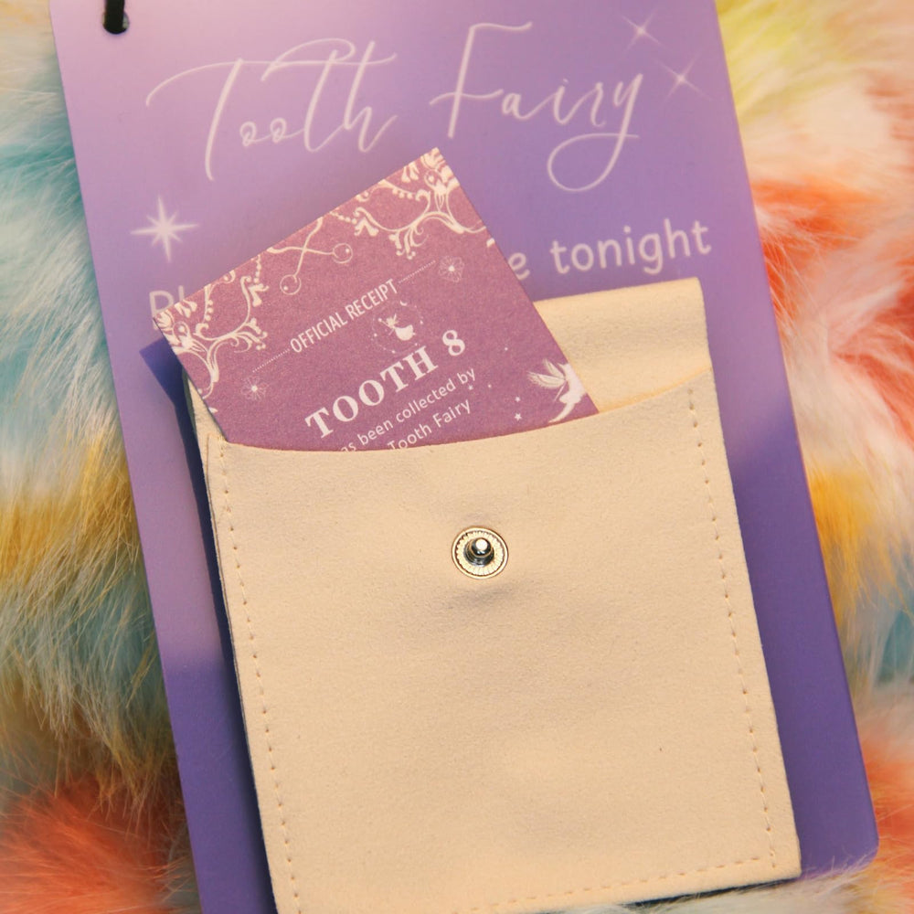 Feel Good Waves tooth pouch size 3.2x3.2 inches keeps teeth secure