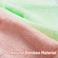 Feibi Baby Washcloths 10x10 inch size ready for bath time and wipes.