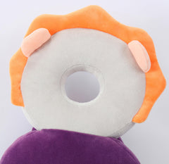 Feidoog head protector worn by a toddler during walking for confidence