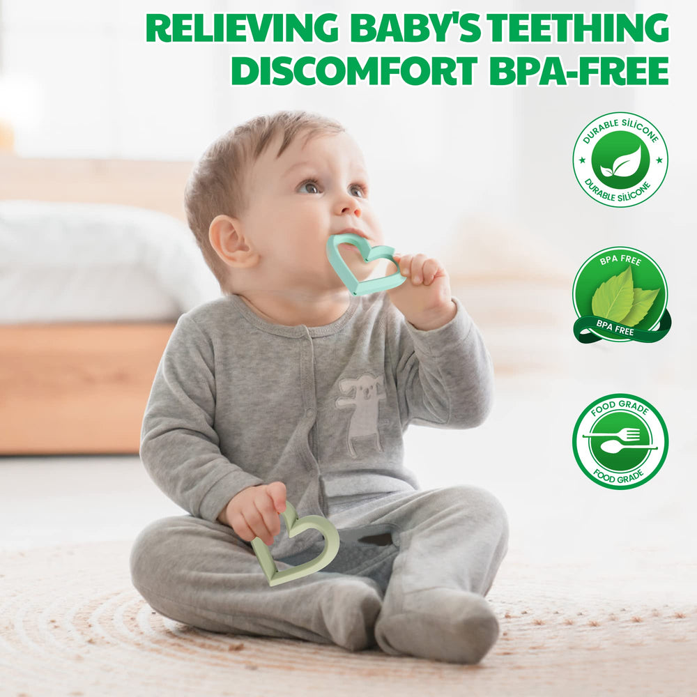FEISCS eight-pack teether set offers versatile teething options
