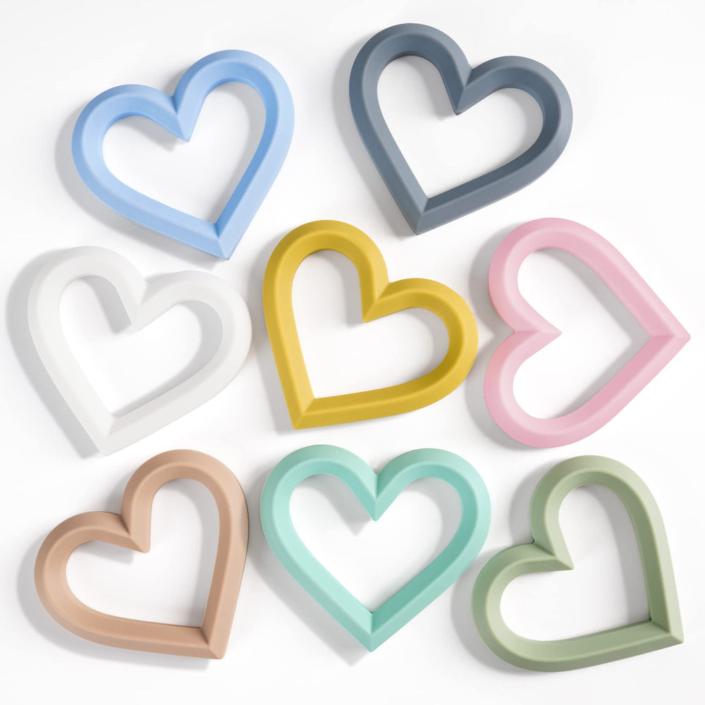 FEISCS baby teether silicone closeup texture eases sore gums