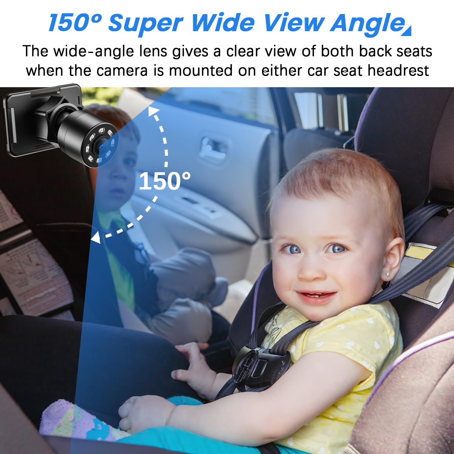 FEISIKE 150-degree wide view covers the full scene