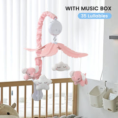 FEISIKE baby crib mobile music-only mode soothing lullabies