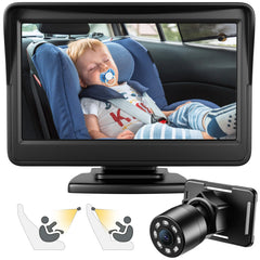 FEISIKE car baby camera 4.3-inch monitor shows clear on-road viewing