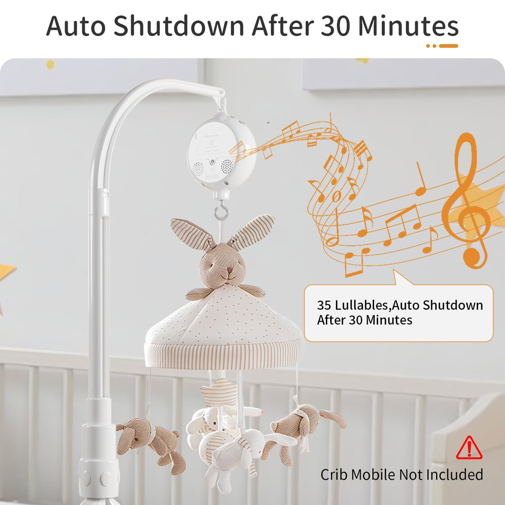 FEISIKE crib mobile motor 35-lullabies create a gentle sleep ambiance