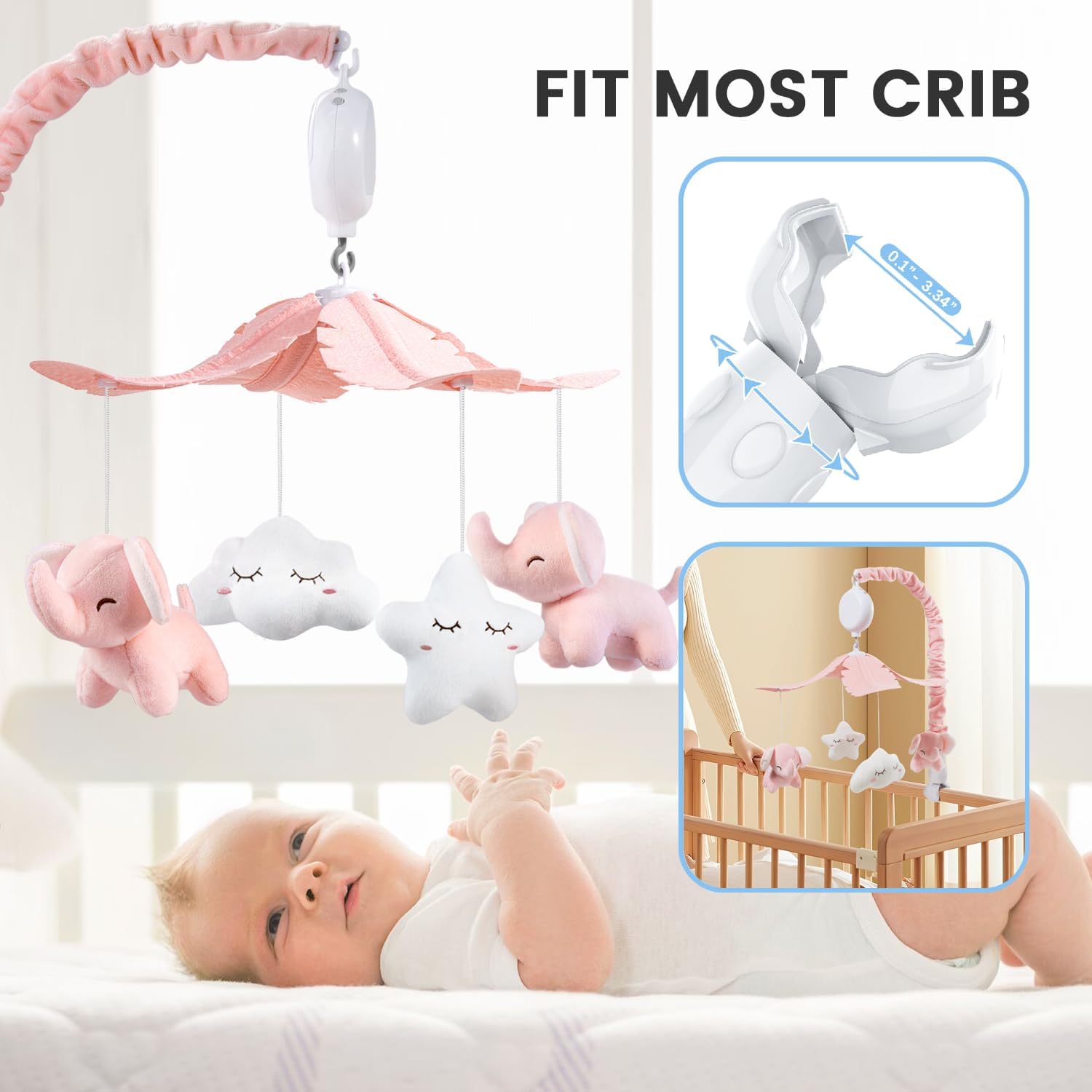FEISIKE removable motor is compact for travel and cleaning