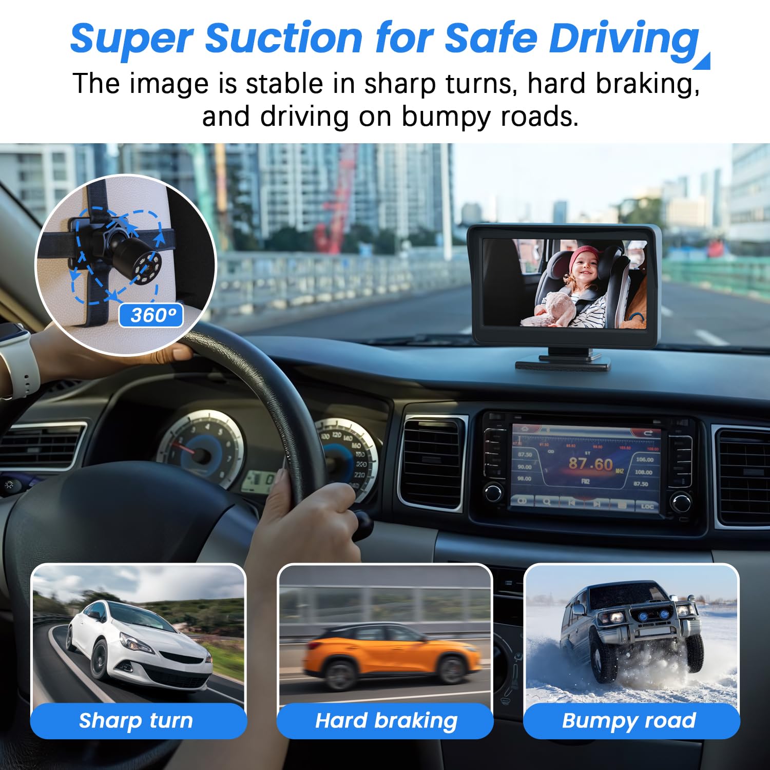FEISIKE easy installation in minutes with dash connection