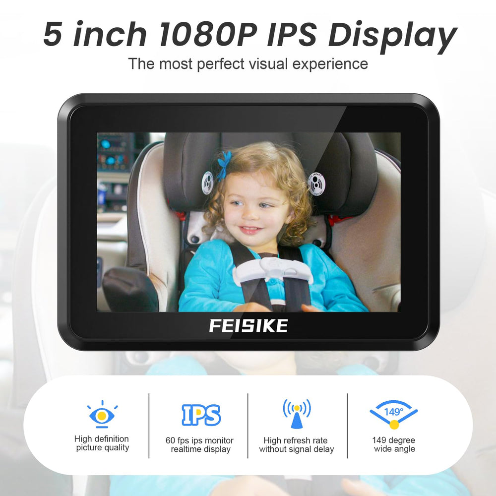 FEISIKE adjustable-display lets you tailor brightness, contrast, and angle for day or night.
