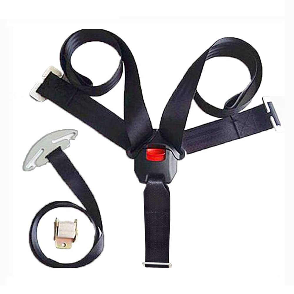 Feiteplus universal highchair harness buckle detail with secure locking.