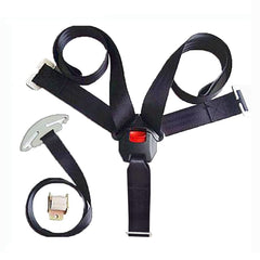 Feiteplus universal highchair harness buckle detail with secure locking.