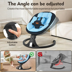 Feitiong baby swing remote control enables effortless adjustments during soothing sessions.