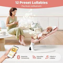 Feitiong pink infant swing plush toys emphasize visual tracking and play