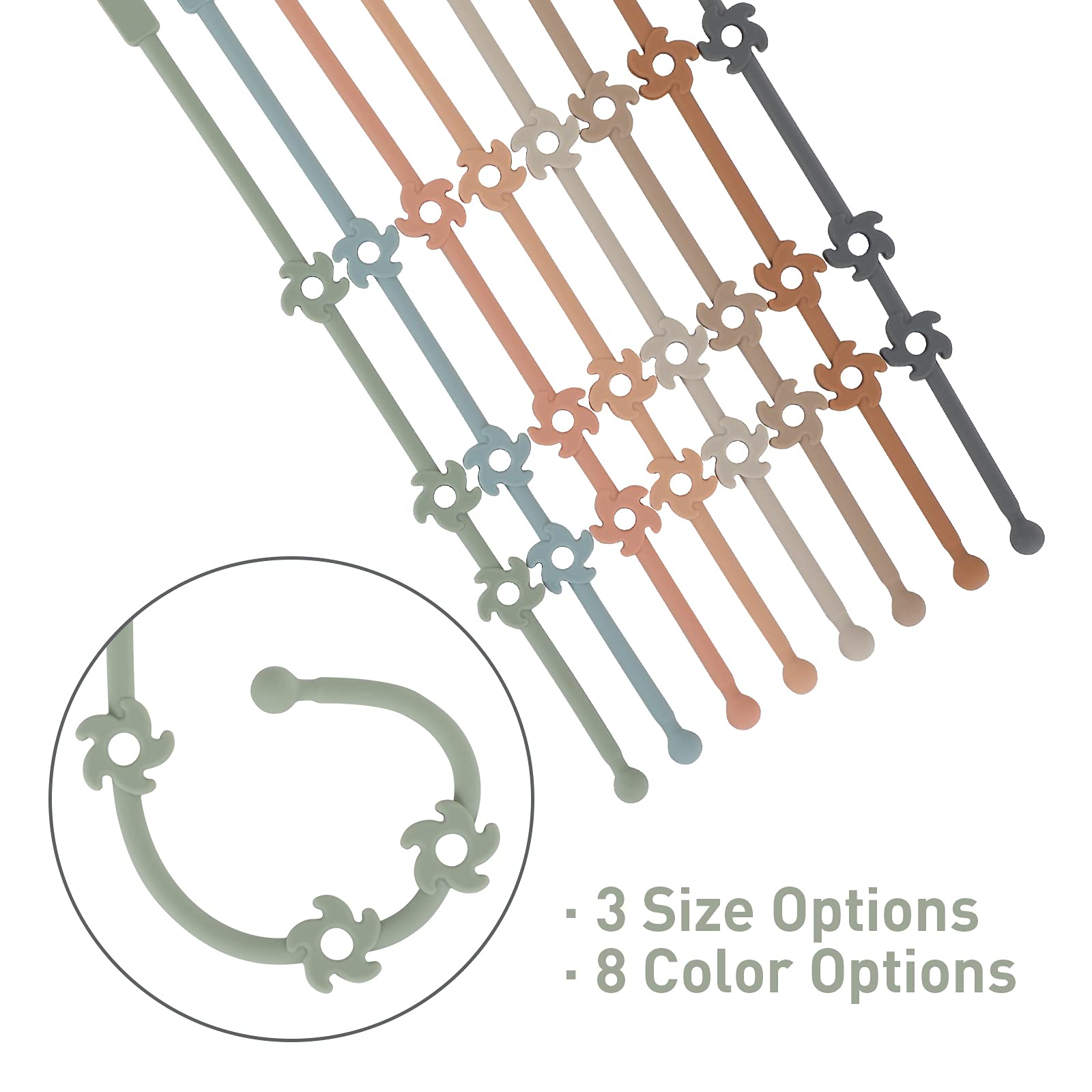 Felicificer dishwasher-safe silicone straps simplify quick cleaning routines.