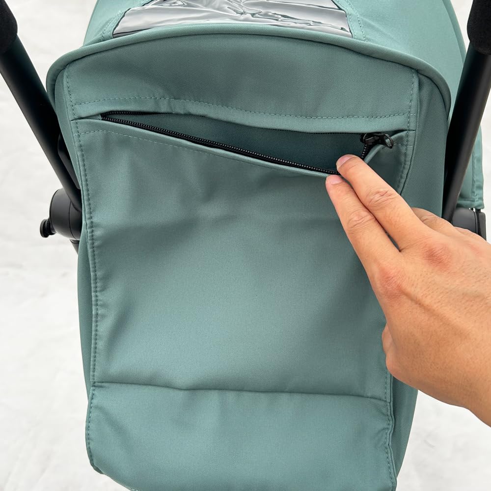 Feliliber canopy with storage pocket keeps essentials within reach on the go