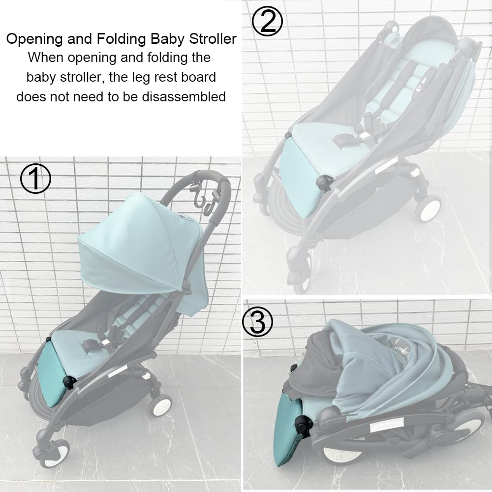Feliliber leg rest compatible with YOYO2 and Stokke YOYO3 in aqua