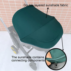 Feliliber yellow color option canopy adds style while shielding baby from sun
