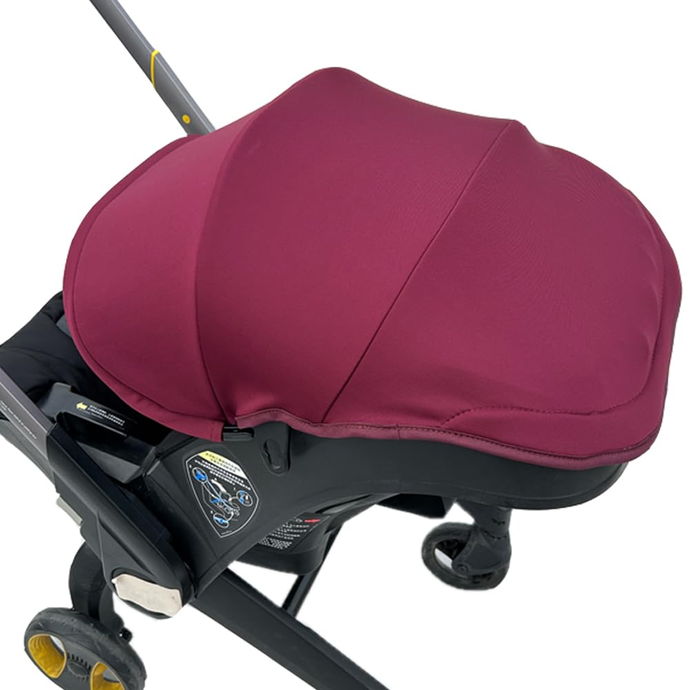 Feliliber olive-green canopy blends with outdoors and stroller design.