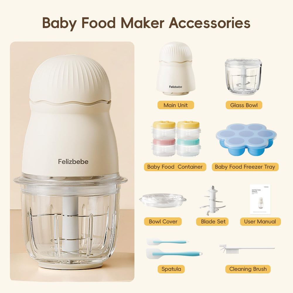 Felizbebe cleaning-friendly design allows components to detach for thorough washing