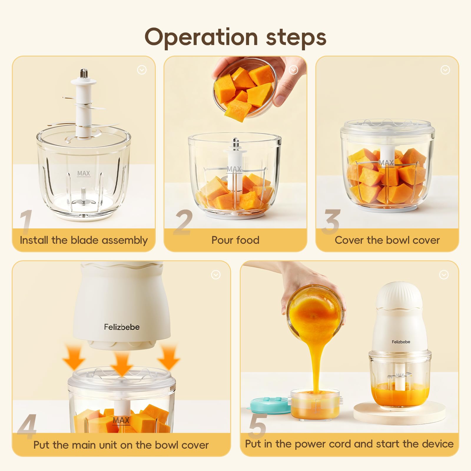 Felizbebe freezer tray helps neatly portion leftovers for quick future meals