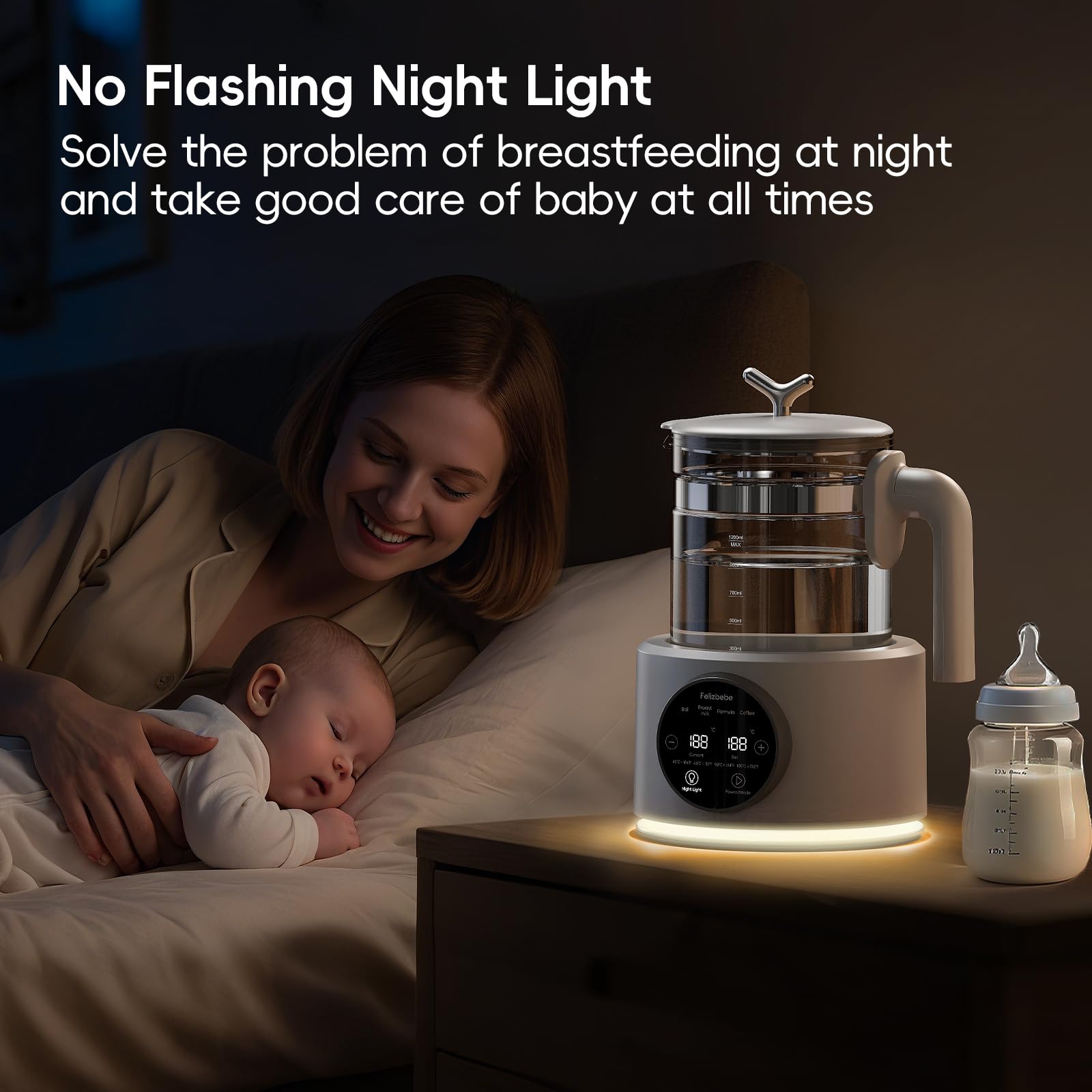 Felizbebe boiling function kettle for tea or coffee and more