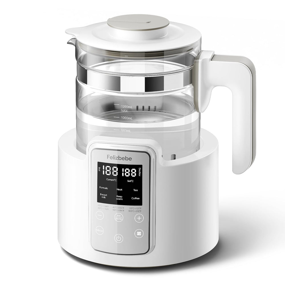 Felizbebe Instant Water Warmer front view for quick, reliably warm formula.
