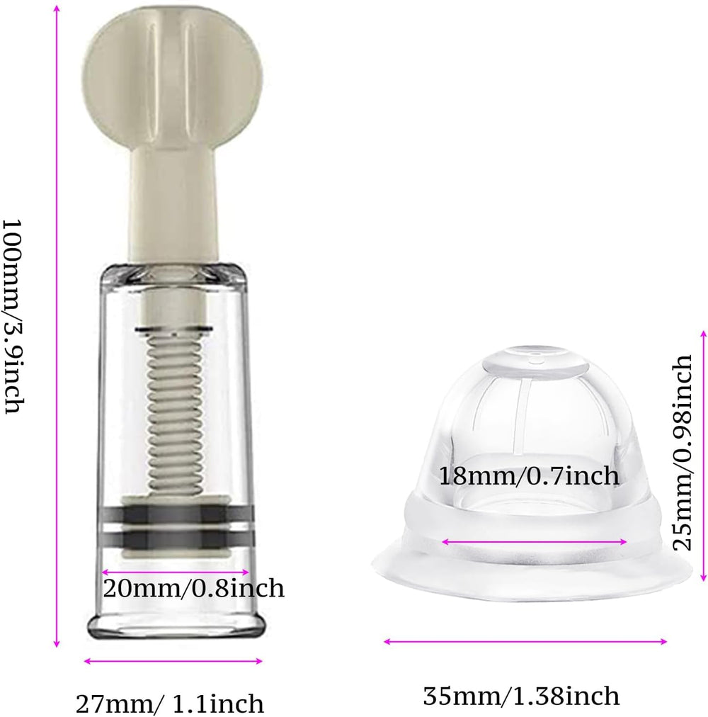 felvora nipple-everter 2-pairs kit includes two sizes for varied nursing needs.