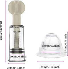 felvora nipple-everter 2-pairs kit includes two sizes for varied nursing needs.