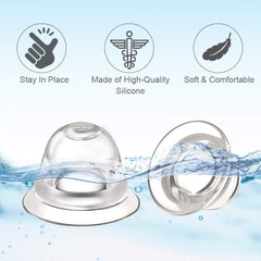 felvora nipple-everter easy-use-squeeze demonstrates simple, one-handed application before feeding.